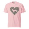 Dachshund Shirt Camo Doxie Heart Blossom S 1