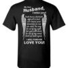 My Dear Husband I Miss You T Shirt 3