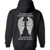 My Son Is My Guardian Angel Hoodie Black S 1