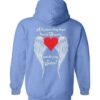 Sister A Big Piece of my Heart Hoodie Carolina Blue S 1