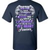 Sister I Can No Longer See You T Shirt Navy S 1
